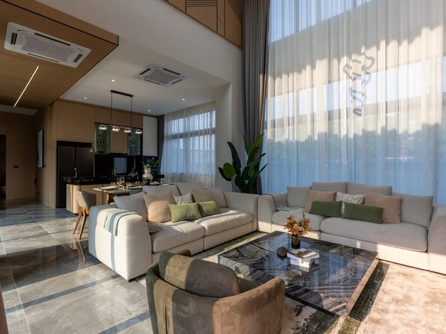 Double-Volume Living Area